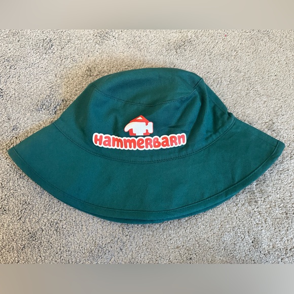 Bluey Hammerbarn Bucket Hat Kids Unisex Disney Green Blue - Picture 1 of 6